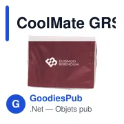 Sac isotherme personnalisable CoolMate GRS RPET pour logo - Miniature 3