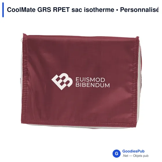 Sac isotherme personnalisable CoolMate GRS RPET pour logo - Image 3