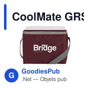 Sac isotherme personnalisable CoolMate GRS RPET pour logo - Miniature 5
