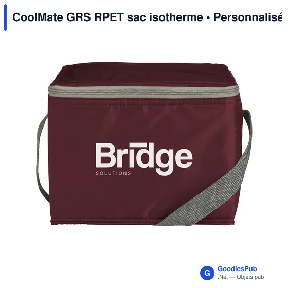 Sac isotherme personnalisable CoolMate GRS RPET pour logo - Image 5