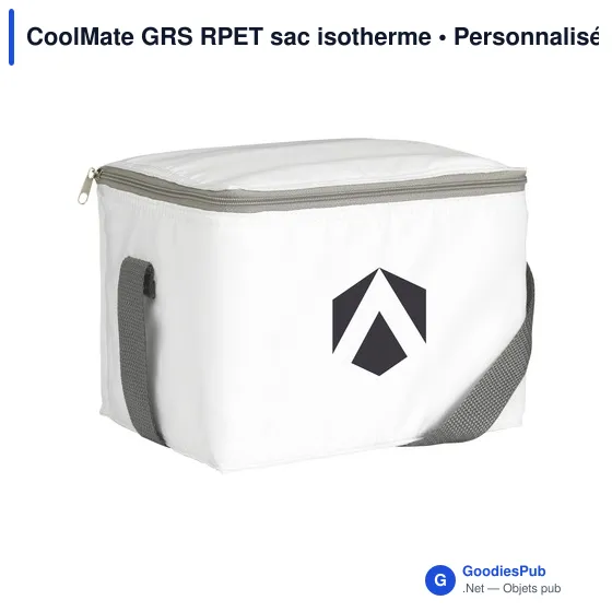Sac isotherme personnalisable CoolMate GRS RPET pour logo - Image 6
