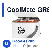 Sac isotherme personnalisable CoolMate GRS RPET pour logo - Miniature 7
