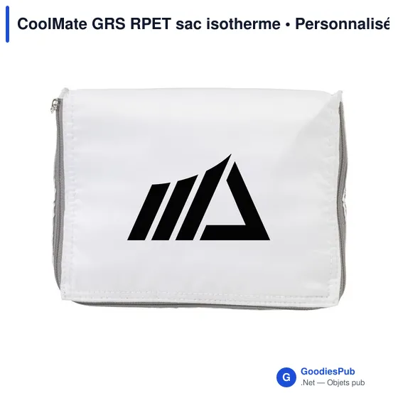 Sac isotherme personnalisable CoolMate GRS RPET pour logo - Image 8