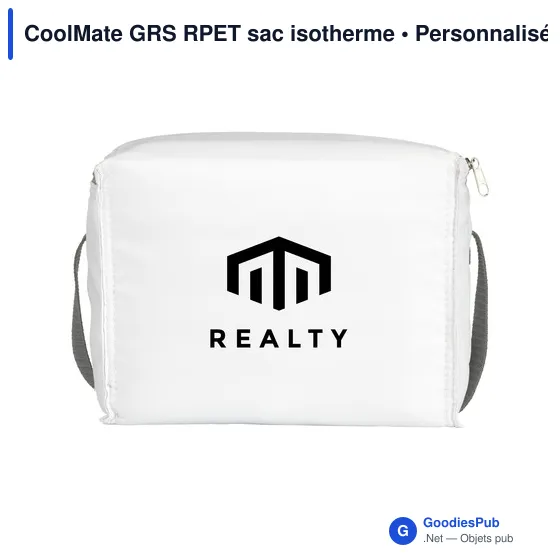 Sac isotherme personnalisable CoolMate GRS RPET pour logo - Image 9