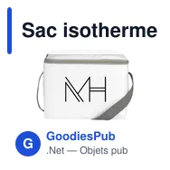Sac isotherme personnalisable CoolMate GRS RPET pour logo - Miniature 10
