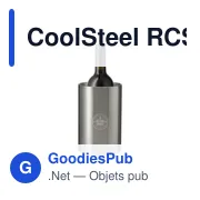 Seau à glace personnalisable en acier inoxydable recyclé - CoolSteel RCSavec logo - Miniature 2
