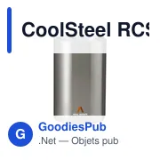 Seau à glace personnalisable en acier inoxydable recyclé - CoolSteel RCSavec logo - Miniature 3