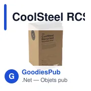 Seau à glace personnalisable en acier inoxydable recyclé - CoolSteel RCSavec logo - Miniature 6