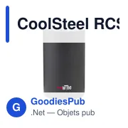 Seau à glace personnalisable en acier inoxydable recyclé - CoolSteel RCSavec logo - Miniature 7