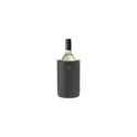 Variante noir - Seau à glace personnalisable en acier inoxydable recyclé - CoolSteel RCSavec logo