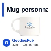 Mug personnalisable Coppa 330 ml avec logo - Miniature 1