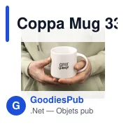 Mug personnalisable Coppa 330 ml avec logo - Miniature 3