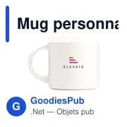 Mug personnalisable Coppa 330 ml avec logo - Miniature 5