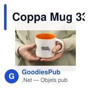 Mug personnalisable Coppa 330 ml avec logo - Miniature 7