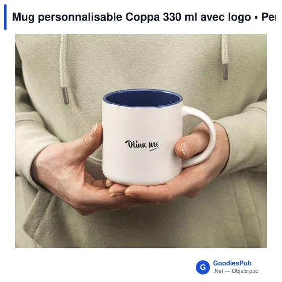 Mug personnalisable Coppa 330 ml avec logo - Image 10