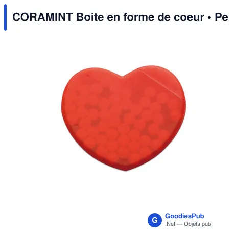 CORAMINT Boite en forme de coeur