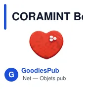 CORAMINT Boite en forme de coeur - Miniature 2