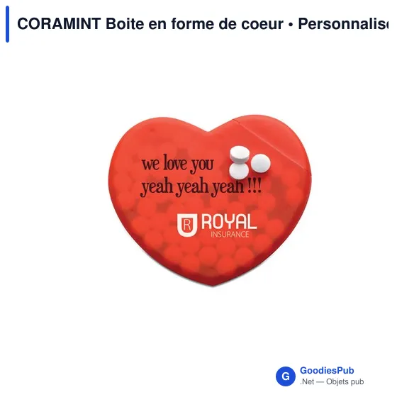 CORAMINT Boite en forme de coeur - Image 4
