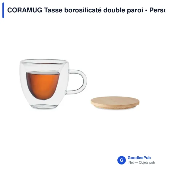 CORAMUG Tasse borosilicaté double paroi - Image 4