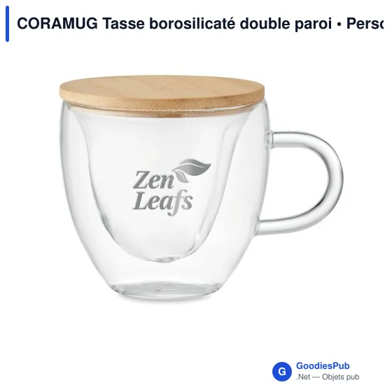 CORAMUG Tasse borosilicaté double paroi - Image 5