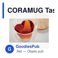CORAMUG Tasse borosilicaté double paroi - Miniature 6
