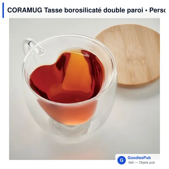 CORAMUG Tasse borosilicaté double paroi - Image 6