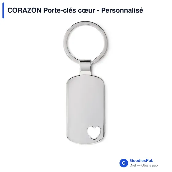 CORAZON Porte-clés cœur - Image 1