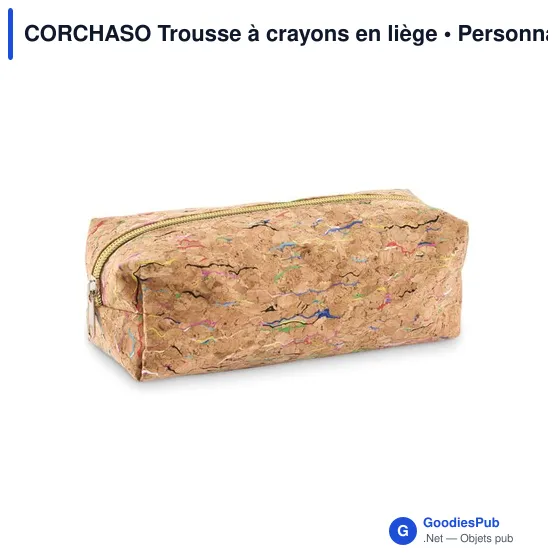 CORCHASO Trousse à crayons en liège - Image 1