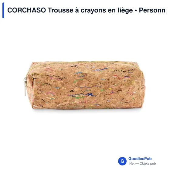 CORCHASO Trousse à crayons en liège - Image 2