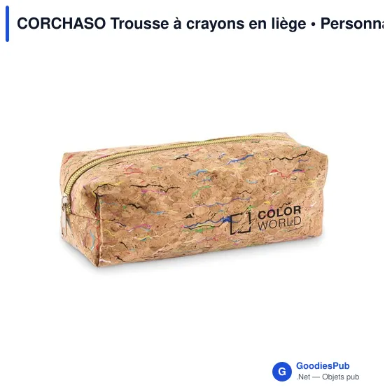 CORCHASO Trousse à crayons en liège - Image 4
