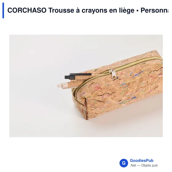 CORCHASO Trousse à crayons en liège - Image 5
