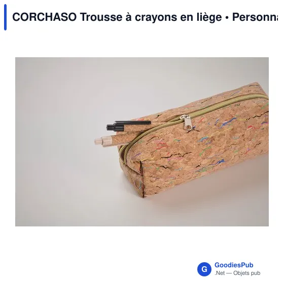 CORCHASO Trousse à crayons en liège - Image 6