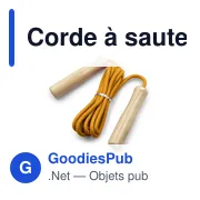 Corde à sauter personnalisable avec logo - Walker - Miniature 1