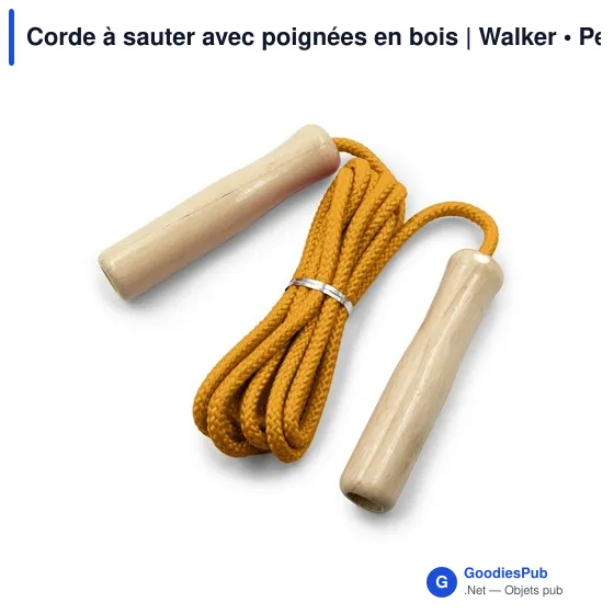 Corde à sauter personnalisable avec logo - Walker - Image 1