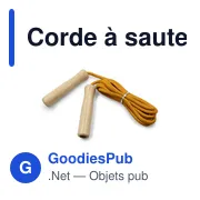 Corde à sauter personnalisable avec logo - Walker - Miniature 2