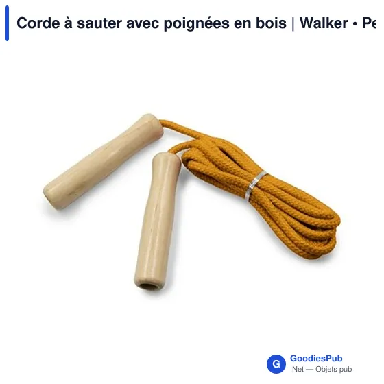 Corde à sauter personnalisable avec logo - Walker - Image 2