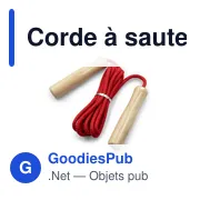 Corde à sauter personnalisable avec logo - Walker - Miniature 3