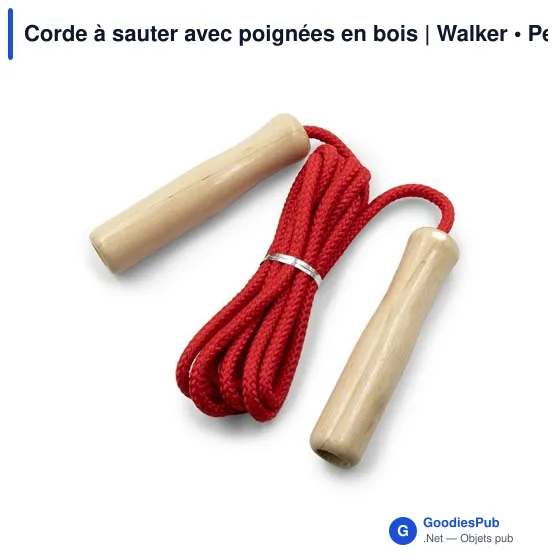 Corde à sauter personnalisable avec logo - Walker - Image 3