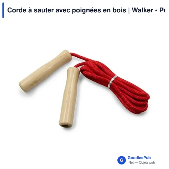 Corde à sauter personnalisable avec logo - Walker - Image 4