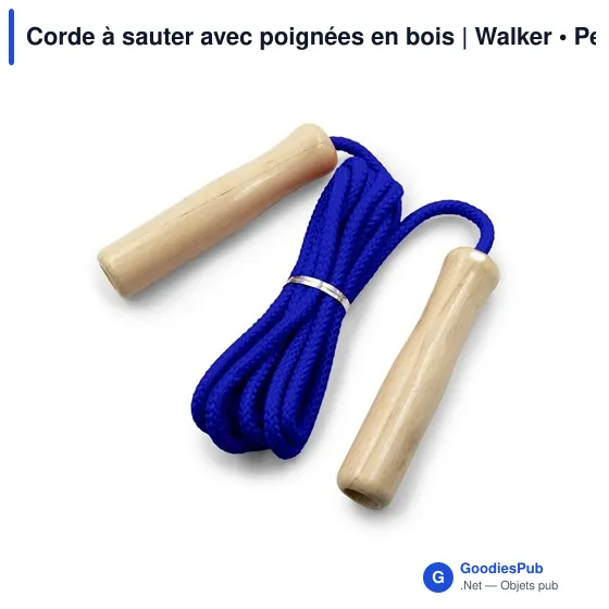 Corde à sauter personnalisable avec logo - Walker - Image 6