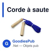 Corde à sauter personnalisable avec logo - Walker - Miniature 7