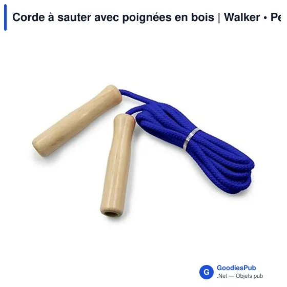 Corde à sauter personnalisable avec logo - Walker - Image 7