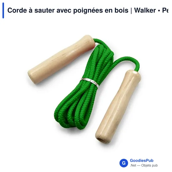 Corde à sauter personnalisable avec logo - Walker - Image 8