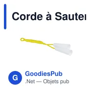 Corde à Sauter personnalisable avec logo pour entreprises - Miniature 2