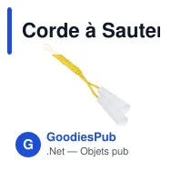 Corde à Sauter personnalisable avec logo pour entreprises - Miniature 3
