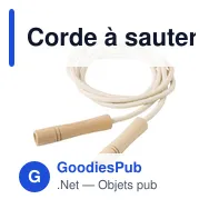 Corde à sauter personnalisable avec logo pour entreprises - Miniature 1