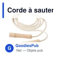 Corde à sauter personnalisable avec logo pour entreprises - Miniature 2