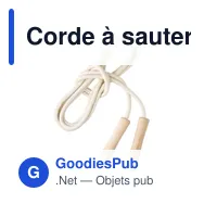 Corde à sauter personnalisable avec logo pour entreprises - Miniature 3
