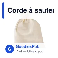 Corde à sauter personnalisable avec logo pour entreprises - Miniature 4