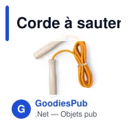 Corde à sauter personnalisable avec logo - Galtax - Miniature 1